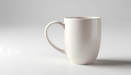 Elegant Ceramic Mug: Minimalist Still Life