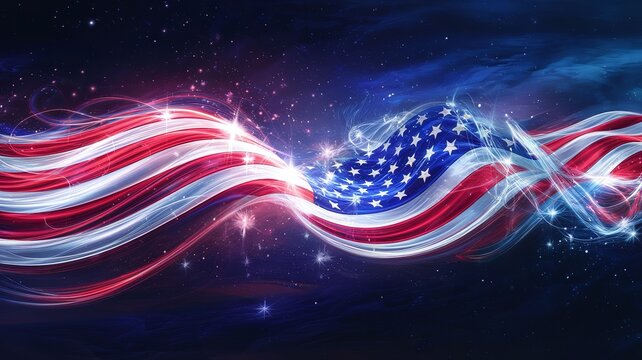  American Flag Background for Independence Day, Veterans Day, Memorial Day, President&rsquo;s Day and Flag Day,