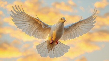 Obraz premium Bird in flight abstract art