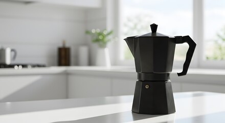 black coffee percolator
