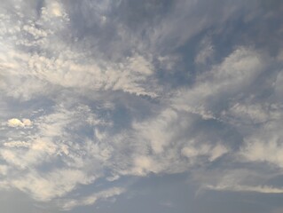 blue sky with clouds