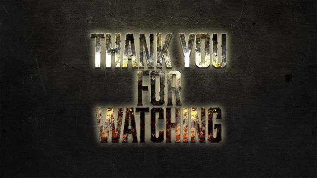 A Creative Thank You Message for Engaging Video Viewers and Supporters