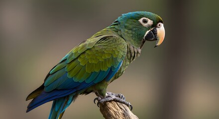 Obraz premium blue and green macaw