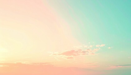 Fototapeta premium Serene sunset over tranquil ocean coastal landscape aesthetic photography peaceful environment dreamy viewpoint