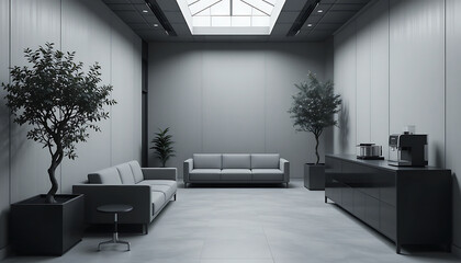 interior of a modern office