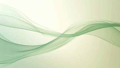 Naklejka premium Fluid motion waves abstract art digital design minimalistic environment soft color palette for visual relaxation