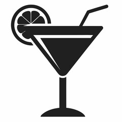 cocktail glass with cocktail