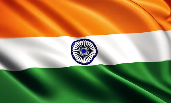 Indias Tricolor Flag Saffron, White, Green, Ashoka Chakra