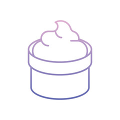 Cream Icon vector stock illustration