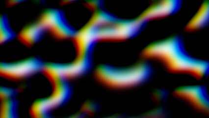 Trippy Colorful Blurred Abstract Pattern