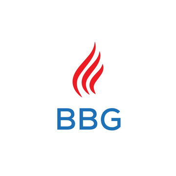 BBG logo design. Creative company name, headlines typography identity, trendy logotype. Vector illustration.