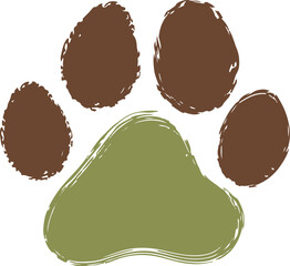 paw print vector, animal paw icon, pet paw illustration, paw symbol clipart, cartoon paw, dog paw print, cat paw vector, paw stamp art, pet footprint, cute paw design, animal print doodle
