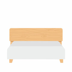 Simple textured wooden plank with light-brown, seamless pattern and rounded corner