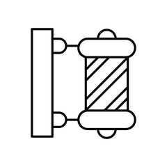 Barber Shop Icon vector stock illustration