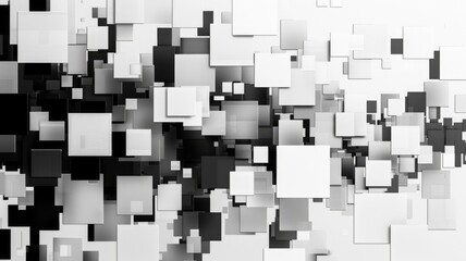 Abstract pixel of black geometric texture graphic with minimal, monochrome style design. Modern grid art present the seamless pattern textiles perfect for creative background and wallpaper. AIG53.