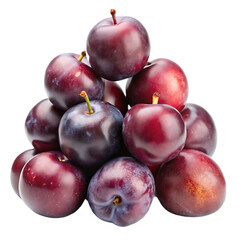 Fototapeta premium Fresh Red Plums: Juicy Fruit, Healthy Eating, Organic Produce