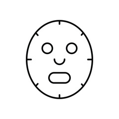 Face Mask Icon vector stock illustration
