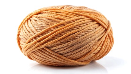 Obraz premium Ball of knitting thread isolated on white background