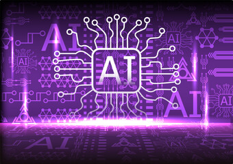 Futuristic AI and Tech Interface Backgrounds