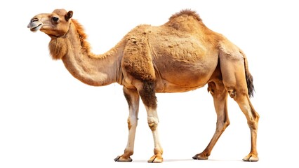 Camel isolated on white background