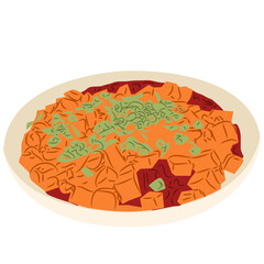 Mapo tofu Chinese food
