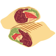 Shawarma Middle Eastern Food