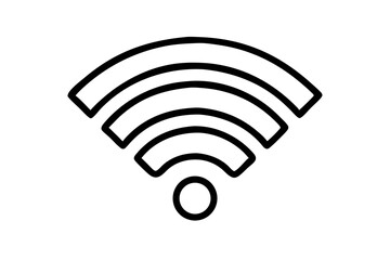 Wireless Connection Wifi Signal Icon Graphic