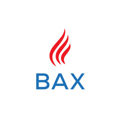 BAX logo design. Creative company name, headlines typography identity, trendy logotype. Vector illustration.