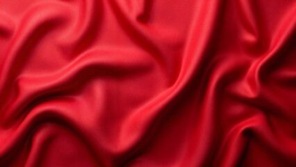 Obraz premium A close up shot of a red satin fabric.