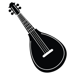 Fototapeta premium guitar vector icon