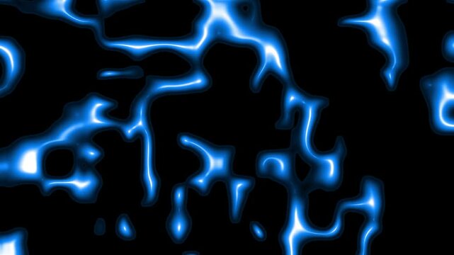 Electric blue veins on black 