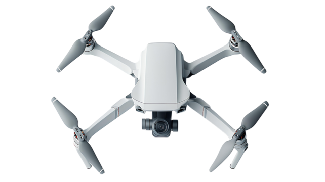 drone with digital camera on transparent background. drone png - Powered by Adobe