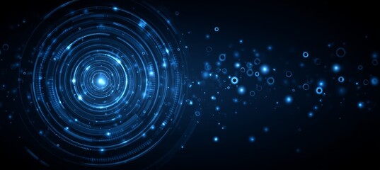 Obraz premium Portal digital virtual. Technology wireless server communication system. Generative AI technology. 