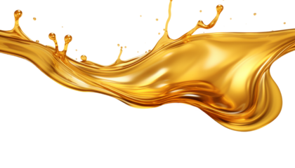 golden oil splash png