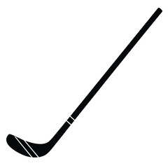 hockey stick and puck