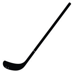 hockey stick and puck