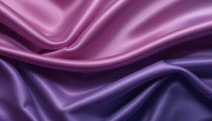 Obraz premium Soft, elegant folds of a gradient silk fabric.