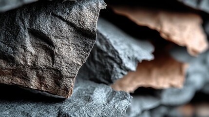 close up grey crushed paper texture surface.stock image