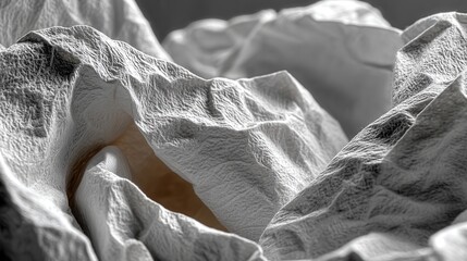 close up white crumpled paper texture surface.stock photo