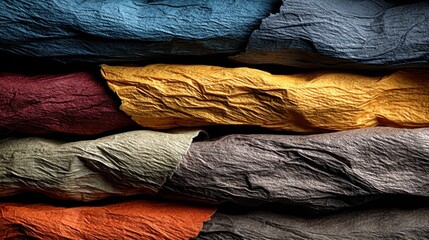 colored crumpled crushed paper horizontal backgrounds surface.stock image