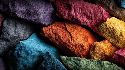 colored crumpled crushed paper horizontal backgrounds surface,photo stock