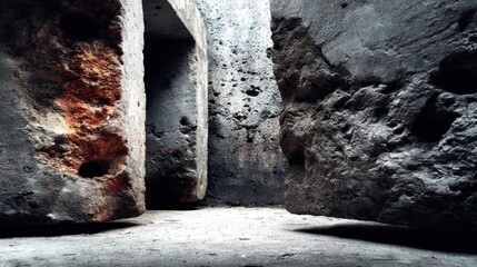 concrete wall textured backgrounds built structure concept.stock photo