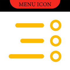 Obraz premium Menu UI Design Elements icons. Set of hamburger Menu buttons. Website Navigation Icons for Mobile App and User Interface. Modern colored Navigation buttons or Web menu and ui icons set