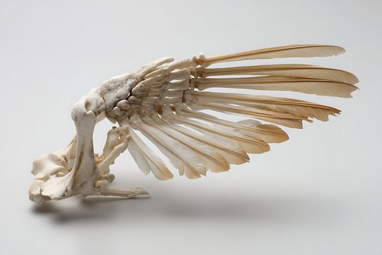 Bird wing skeleton structure