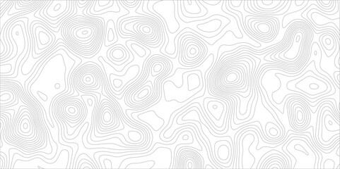 Abstract background with topographic map white background. The stylized height of the topographic map contour in black lines. gradient multicolor wave curve lines banner background design.