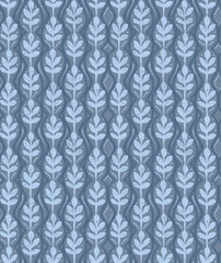 seamless pattern with floral geometric elements