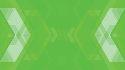 soft green modern geometry with light and hexagonal