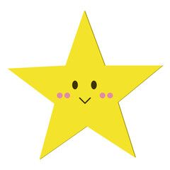 Obraz premium yellow star 