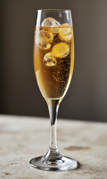 Seelbach Cocktail Champagne Bubbling Through Bourbon Bitters Flute Elegant