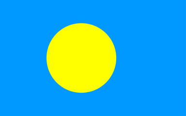 flag of palau.eps